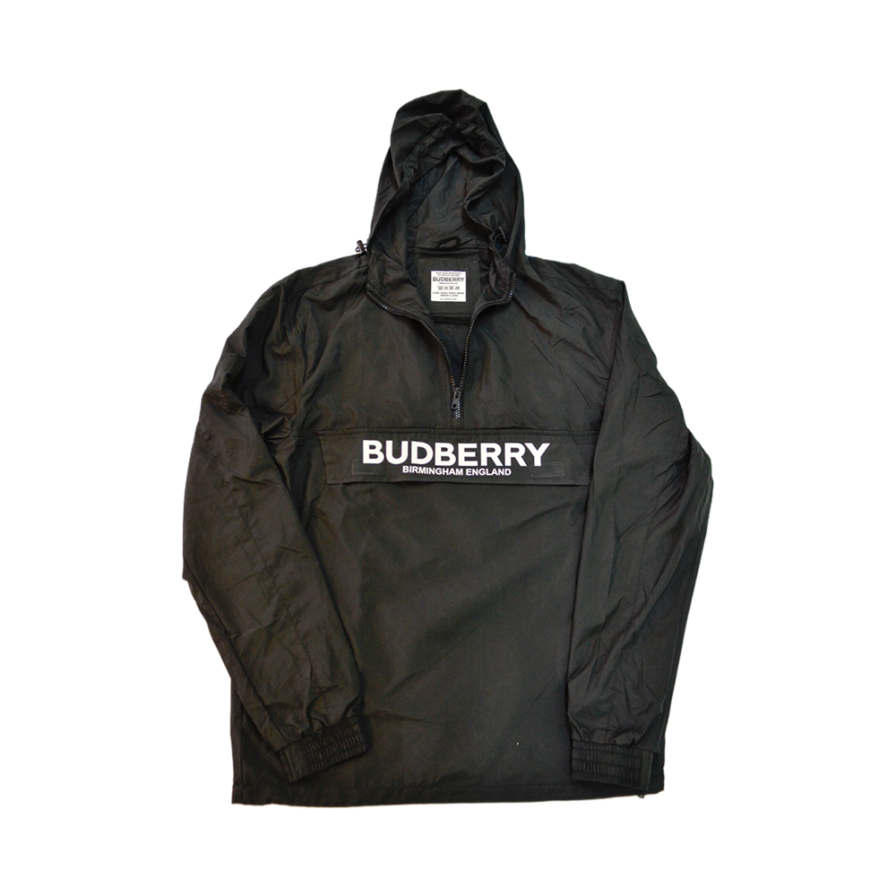 Hooded Pullover Jacket Black (Made to order allow 7-10 days delivery)
