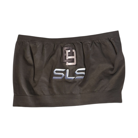 BBxSLS TUBE TOP CHARCOAL GREY