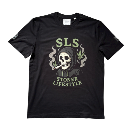 BBxSLS Stoner Lifestyle Organic Cotton T-shirt Black