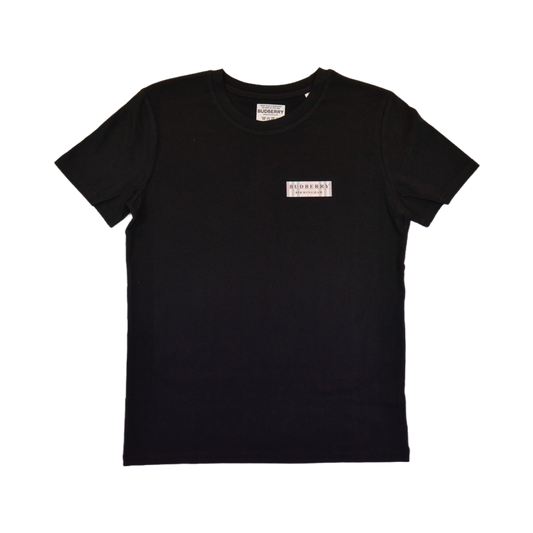 Organic Cotton T-Shirt Back Print Black