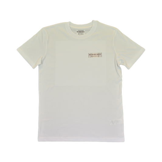 Organic Cotton T-Shirt Back Print White